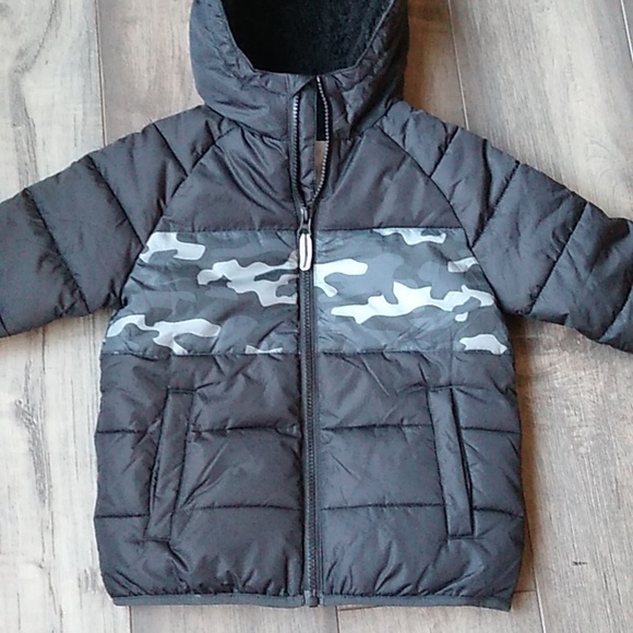 Members Mark Black Camo Cozy Puffer Size 4 - Picture 2 of 14